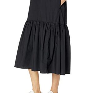 The Drop Women's Ilana Sleeveless Wide Hem Maxi Dress, Black, 3X Plus Size