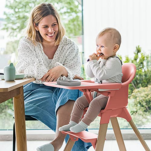 ezpz by Stokke Placemat for Clikk Tray, Soft Mint - Perfectly Fits Stokke Clikk High Chair Tray - Helps Prevent Messy Mealtimes - Durable, Convenient, Dishwasher & Microwave Safe - 100% Silicone