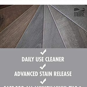 MORE Luxury Vinyl Floor Cleaner - Water-Based Surface Care Concentrate - For Kitchen and Bathroom Floors - Daily No-Rinse Cleaner - Unscented - pH Neutral - 32oz