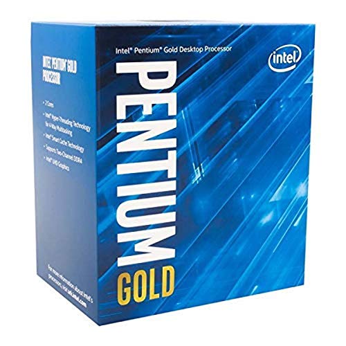 Intel® Pentium Gold G-6400 Desktop Processor 2 Cores 4.0 GHz LGA1200 (Intel® 400 Series chipset) 58W (BX80701G6400)