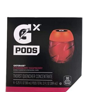 Gatorade GX Pods, Strawberry Raspberry, 3.25oz Pods (16 Pack), One Size