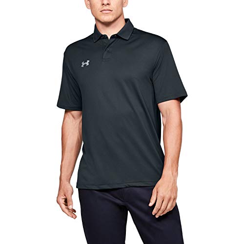 Under Armour Mens Team Performance Polo Steel XL