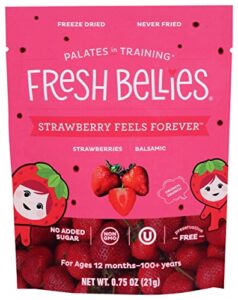 fresh bellies strawberry feels forever strawberries and balsamic snack, 0.75 oz