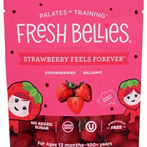 FRESH BELLIES Strawberry Feels Forever Strawberries and Balsamic Snack, 0.75 OZ