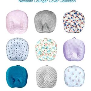 Artebona KiddyKlouds Nursing Pillow Slipcover - Breastfeeding Pillow Cover. Minky Fabric (Lavender)