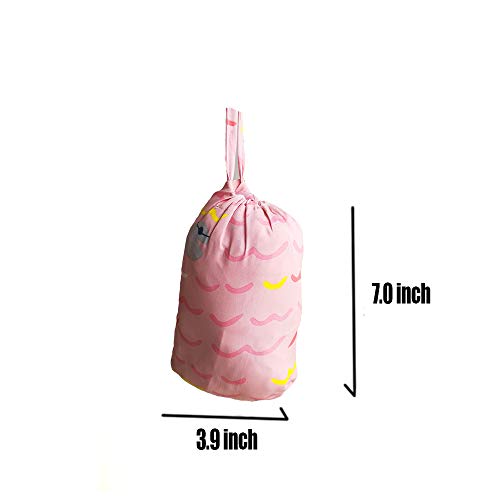 Portable 2-in1 Grocery Cart Cover and High Chair Seat Cover for Baby (Pink Fish)