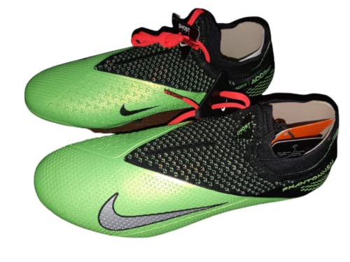 Nike Phantom VSN 2 Elite DF FG Mens Football Boots CD4161 Soccer Cleats (UK 10 US 11 EU 45, Black Metallic Platinum 036)