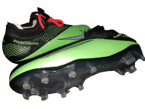 Nike Phantom VSN 2 Elite DF FG Mens Football Boots CD4161 Soccer Cleats (UK 10 US 11 EU 45, Black Metallic Platinum 036)