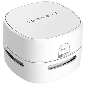 igokoti desk vacuum, mini vacuum cleaner, tabletop vacuum cleaners battery operated handheld design (no battery included)