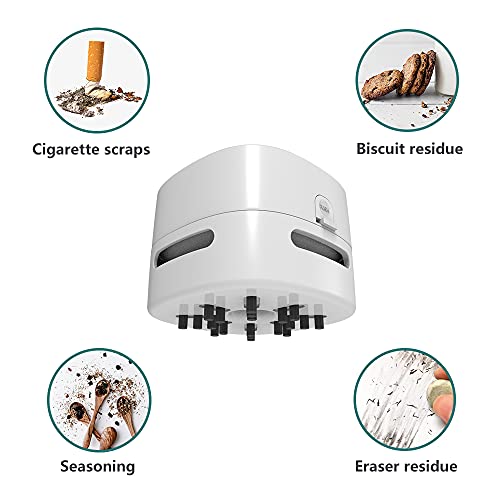 IGOKOTI Desk Vacuum, Mini Vacuum Cleaner, Tabletop Vacuum Cleaners Battery Operated Handheld Design (no Battery Included)