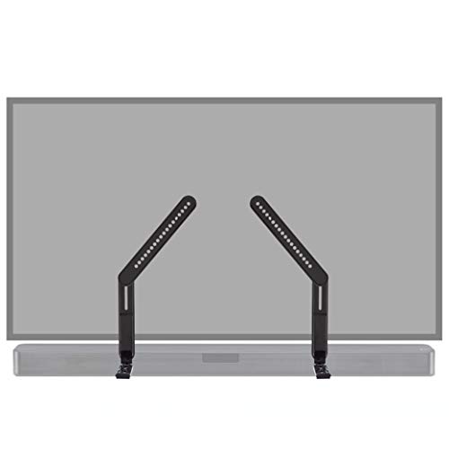 ECHOGEAR Sound Bar Monting Bracket For Under TV - Adjustable Height & Depth for Max Compatibility Between TV & Soundbar - Dolby Atmos Compatible & Works with with LG, Vizio, Bose & More