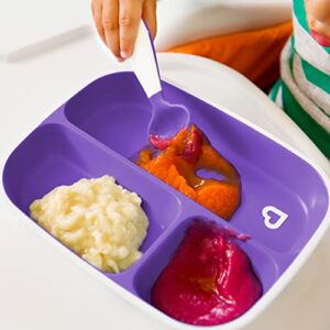 Munchkin® Splash™ Toddler Divided Plate, Purple