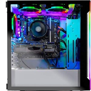 Skytech Archangel Gaming Computer PC Desktop – Ryzen 5 3600 3.6GHz, GTX 1660 Super 6G, 500GB SSD, 16GB DDR4 3200MHz, RGB Fans, Windows 11 Home 64-bit, 802.11AC Wi-Fi