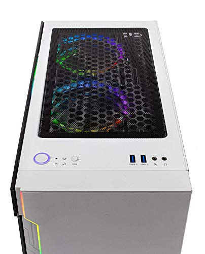 Skytech Archangel Gaming Computer PC Desktop – Ryzen 5 3600 3.6GHz, GTX 1660 Super 6G, 500GB SSD, 16GB DDR4 3200MHz, RGB Fans, Windows 11 Home 64-bit, 802.11AC Wi-Fi