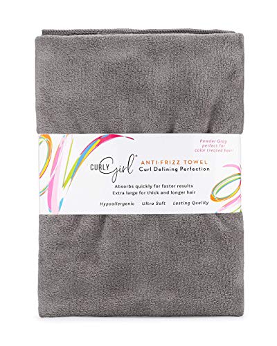 Curly Girl, Curly Hair, Microfiber Hair Towel, Large Microfiber Towel, 22" x 39", Hair Towels for Women, Anti Frizz, Super Absorbent