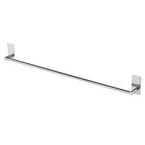 kes adhesive towel bar 30-inch bathroom no drill towel holder sticky on towel rack easy install sus304 stainless steel rustproof brushed finish, a7000s75b-2