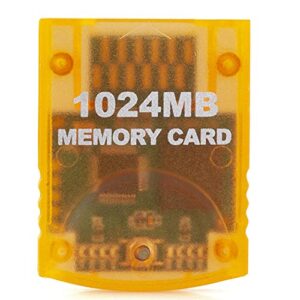rgeek 1024mb(16344 blocks) high speed game memory card compatible for nintendo gamecube and wii console