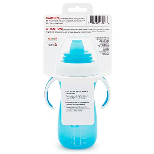 Munchkin® Gentle™ Transition Sippy Cup with Trainer Handles, 10 Ounce, Blue