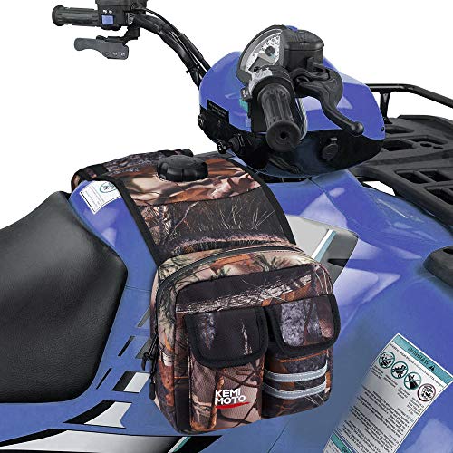 KEMIMOTO ATV Tank Bag Waterproof W/Cooler ATV Accessories Motorcycle Saddle Bag Compatible with Most ATV and Snowmobile Bicycle