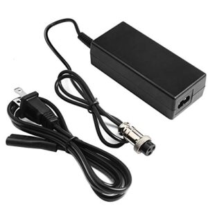 New Lithium Battery Charger with 3-Prong Inline Power Supply Cord for Razor E500 S, E300, E200, E100,E300, E125 Electric Scooter, MX350 Dirt Rocket Electric, Razor Dirt Quad Electric ATV