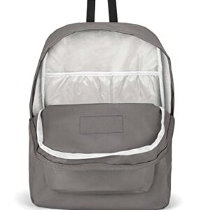 JanSport Superbreak Plus Backpack - Work, Travel, or Laptop Bookbag with Water Bottle Pocket, Graphite Grey