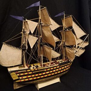 HMS Victory 3D Wooden Puzzle DIY Ship Craft Laser-Cut Model Kits to Build for Adults 1:200