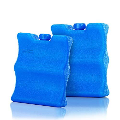 Teamoy Breastmilk Ice Pack(Pack of 2), Bottle Ice Packs for Breastmilk Storage and Breastfeeding Working Mom, Small