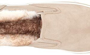 Lugz womens Clipper Lx Fur Classic Slip-on Fashion Sneaker, Fawn/Cream/Off White, 8.5 US