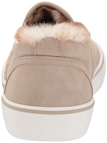 Lugz womens Clipper Lx Fur Classic Slip-on Fashion Sneaker, Fawn/Cream/Off White, 8.5 US