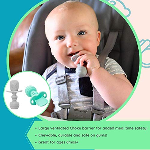 UpwardBaby Suction Baby Bowl and Led Weaning Spoon Set : The Perfect First Stage Feeding Set for Babies and Toddlers