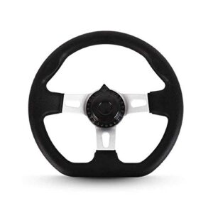 steering wheel 270mm lassic hardware accessories interior with holes durable for go kart replacement vehicle universal 3 spokes pu foam
