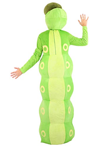 Fun Costumes Green Caterpillar Costume for Adults Storybook Character Plush Caterpillar Suit for Men and Women X-Large