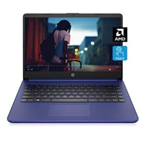 HP 14 Laptop, AMD 3020e, 4 GB RAM, 64 GB eMMC Storage, 14-inch HD Touchscreen, Windows 10 Home in S Mode, Long Battery Life, Microsoft 365, (14-fq0040nr, 2020)