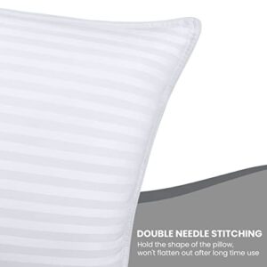 Utopia Bedding Bed Pillows for Sleeping Standard Size (White), Set of 2, Cooling Hotel Quality, for Back, Stomach or Side Sleepers