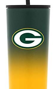 Simple Modern Officially Licensed NFL Green Bay Packers Insulated Tumbler with Straw and Flip Lids | Gifts for Men and Women 24oz Travel Mug Thermos | Classic Collection | Green Bay Packers