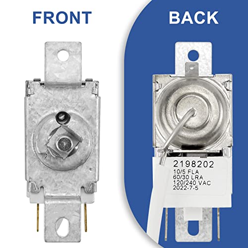 2198202 Refrigerator Cold Control Thermostat Replacement wp2198202 Thermostat Control Fit for Ken-More Refrigerators by Sikawai- Replaces 2161284 2198201 PS11739232 AP6006166 WP2198202