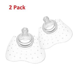 Finever Nipple Shield Premium Contact Nippleshield for Breastfeeding with Latch Difficulties or Flat or Inverted Nipples Non-Toxic