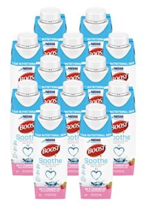 boost soothe clear nutritional drink (strawberry-kiwi, 8 fl oz (pack of 12))