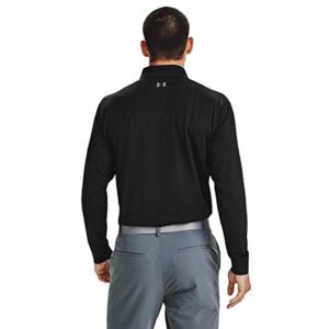 Under Armour Men's Performance Polo 2.0 Long Sleeve T-Shirt , Black (001)/Pitch Gray , XX-Large