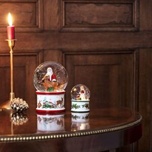 Villeroy & Boch 14-8327-6649 Christmas, Large Snow Globe Santa and Stag, Porcelain, Multicoloured, 13 x 13 x 17 cm