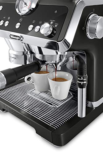 De'Longhi La Specialista Espresso Machine with Sensor Grinder, Dual Heating System, Advanced Latte System & Hot Water Spout for Americano Coffee or Tea, Black, EC9335BK