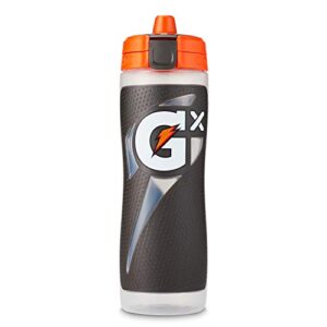 gatorade gx hydration system, non-slip gx squeeze bottles & gx sports drink concentrate pods,gray