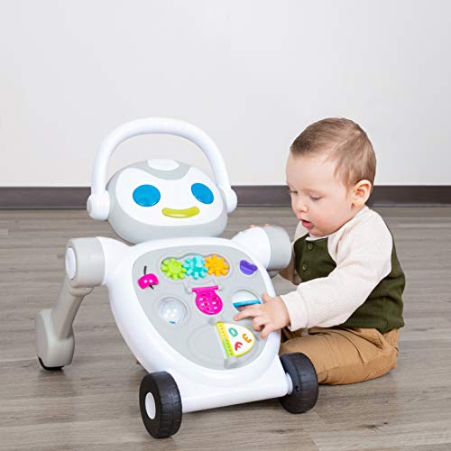 Smart Steps by Baby Trend STEM Buddy Bot 2in1 Push Walker, Multi