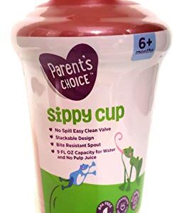 1 OM Classics Value Pack - Parents Choice Sippy Cups - 3 Piece Bundle - Red