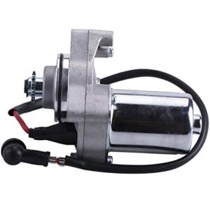 CNCMOTOK 3 Bolt Starter Motor with Line for 50cc 70 cc 90cc 100cc 110cc 125cc 4 Stroke Quad Wheelers ATVs Taotao SSR Roketa Go Karts Pit Bike Jonway SunL Dune Buggy Sandrail Coolster