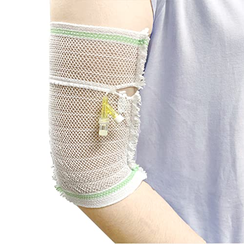 PICC Line Cover Sleeve - Arm Nursing PICC Shield Catheter Protector for Adult & Teenager, Elastic Net, Ultra-Soft, Breathable, Comfortable(XL)