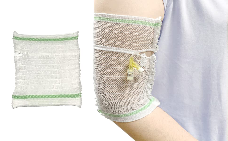 PICC Line Cover Sleeve - Arm Nursing PICC Shield Catheter Protector for Adult & Teenager, Elastic Net, Ultra-Soft, Breathable, Comfortable(XL)