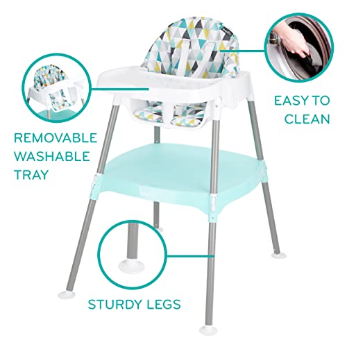 Evenflo 4-in-1 Eat & Grow Convertible High Chair,Polyester