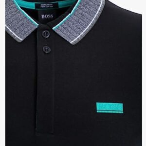 BOSS Men's Polo Shirt, Ebony Black, M