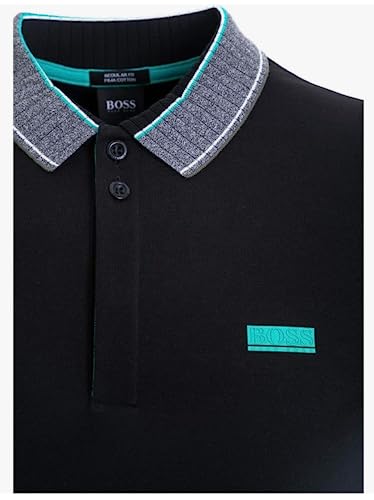 BOSS Men's Polo Shirt, Ebony Black, M